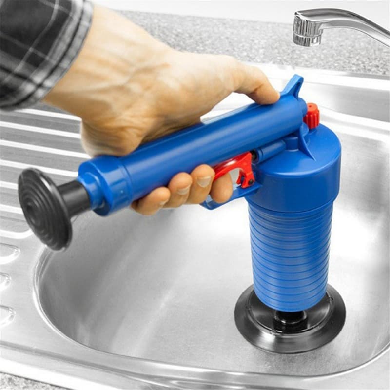 Pompa Sedot Saluran WC Ledeng High Pressure Air Drain Plunger