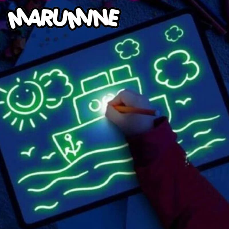 Mainan Edukasi Menggambar Ajaib Magic Luminous A4 - MARUMINE Mainan Edukasi Menggambar Ajaib Magic Luminous A4 - F66-A4L TH81BK_HITAM Mainan Edukasi Menggambar Ajaib Magic Luminous A4 - MARUMINE Mainan Edukasi Menggambar Ajaib Magic Luminous A4 - F66-A4L TH81BK_HITAM