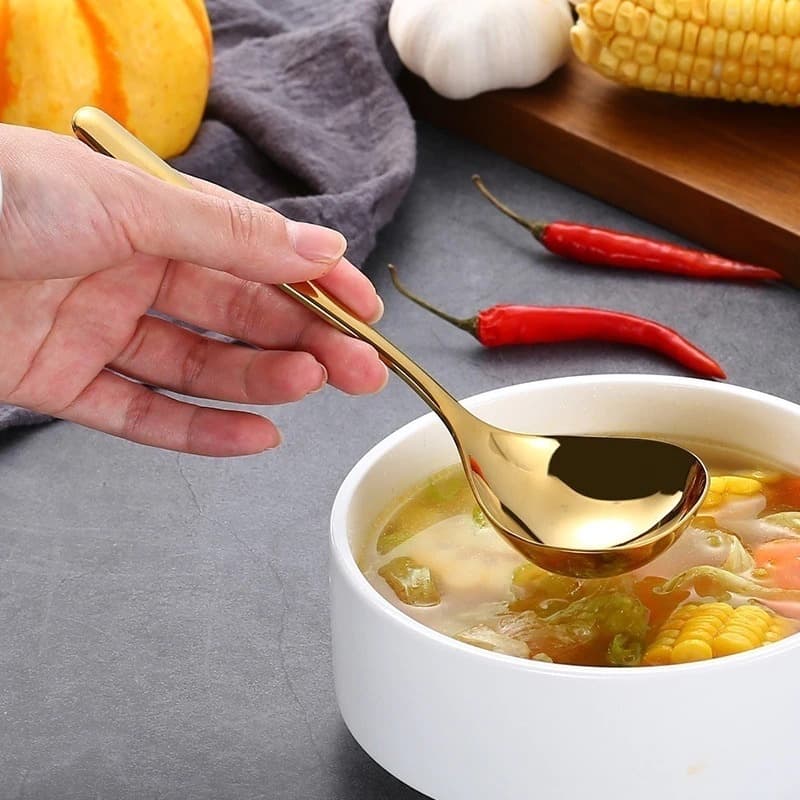 Sendok Makan Sup Soup Spoon Stainless Steel