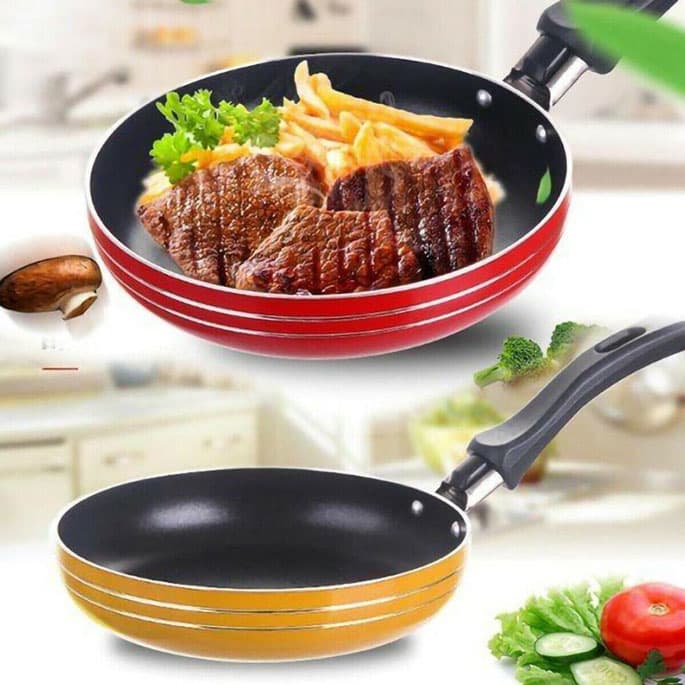 Wajan Penggorengan Frying Pan Aluminium Anti Lengket 12cm