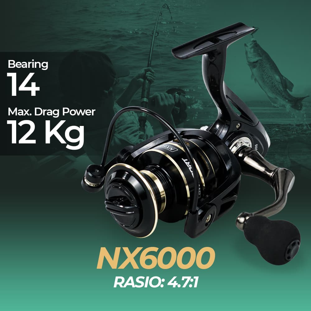 Metal Reel Pancing Spinning Fishing Reel 4.7:1