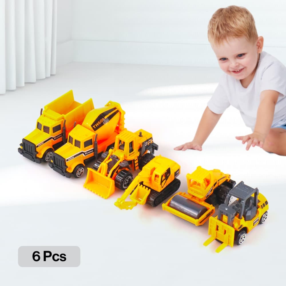 Mainan Mobil-Mobilan Truk Construction 1:64 6 PCS - Mainan Mobil-Mobilan Truk Construction 1:64 6 PCS - TH600 THMQYL_KUNING Mainan Mobil-Mobilan Truk Construction 1:64 6 PCS - Mainan Mobil-Mobilan Truk Construction 1:64 6 PCS - TH600 THMQYL_KUNING