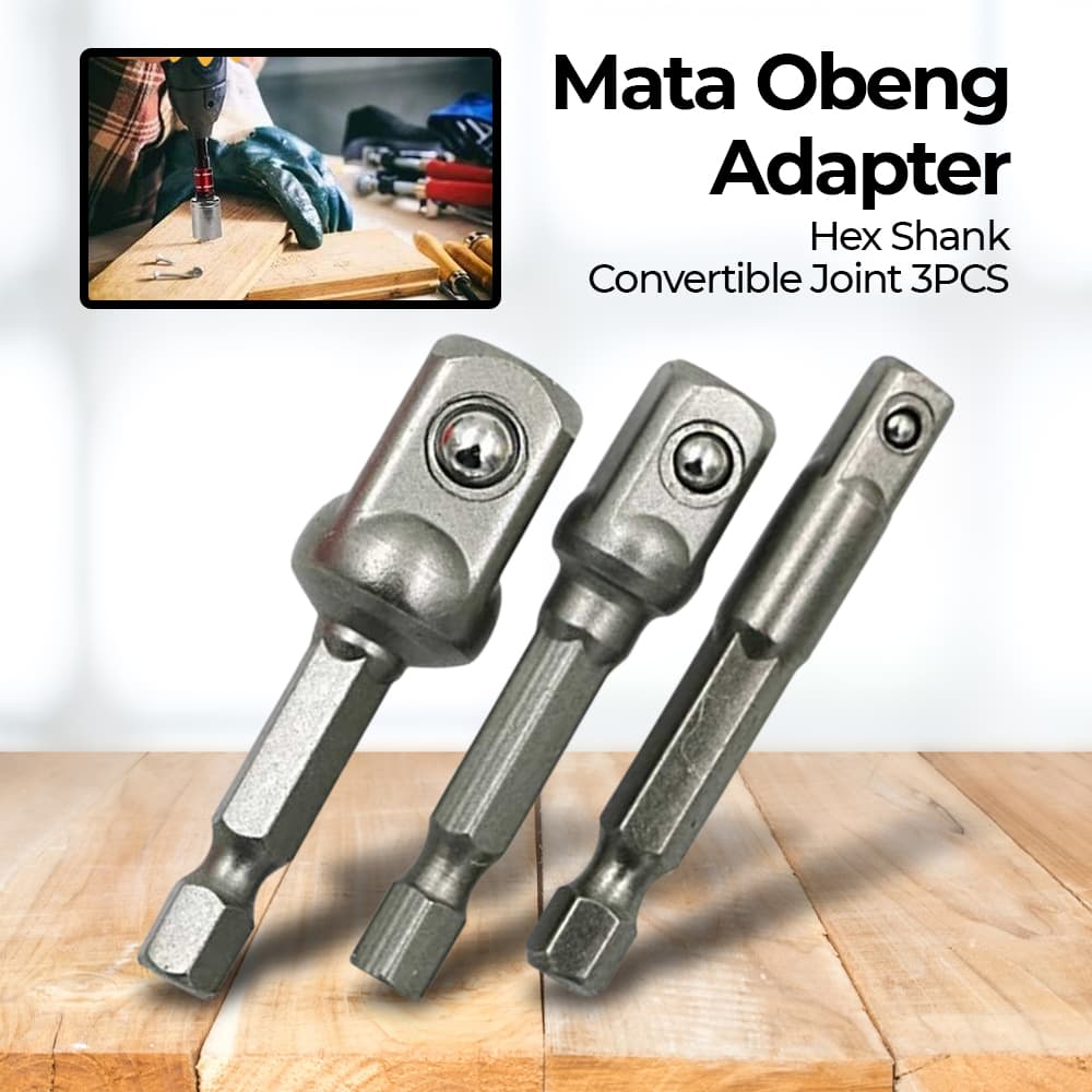 Mata Obeng Adapter Bor Drill Hex Shank Convertible Joint 3 PCS - JGNG Mata Obeng Adapter Bor Drill Hex Shank Convertible Joint 3 PCS - JG059 OTA0SV_SILVER Mata Obeng Adapter Bor Drill Hex Shank Convertible Joint 3 PCS - JGNG Mata Obeng Adapter Bor Drill Hex Shank Convertible Joint 3 PCS - JG059 OTA0SV_SILVER