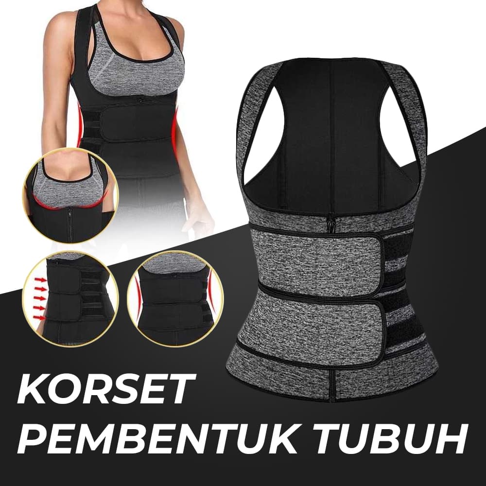 UBRA Korset Wanita Pembentuk Tubuh Slimming Body Shaper Zipper - BIBI UBRA Korset Wanita Pembentuk Tubuh Slimming Body Shaper Zipper - HL-8 SE1GGY_GRAY_L UBRA Korset Wanita Pembentuk Tubuh Slimming Body Shaper Zipper - BIBI UBRA Korset Wanita Pembentuk Tubuh Slimming Body Shaper Zipper - HL-8 SE1GGY_GRAY_L