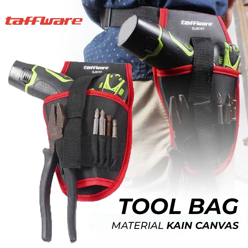 Tas Pinggang Perkakas Mesin Bor Tool Bag Fanny Pack