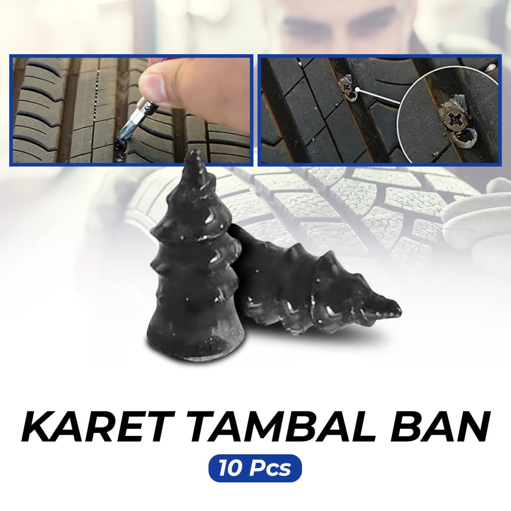 Karet Tambal Ban Rubber Tire Repair 5PCS Small + 5PCS Large