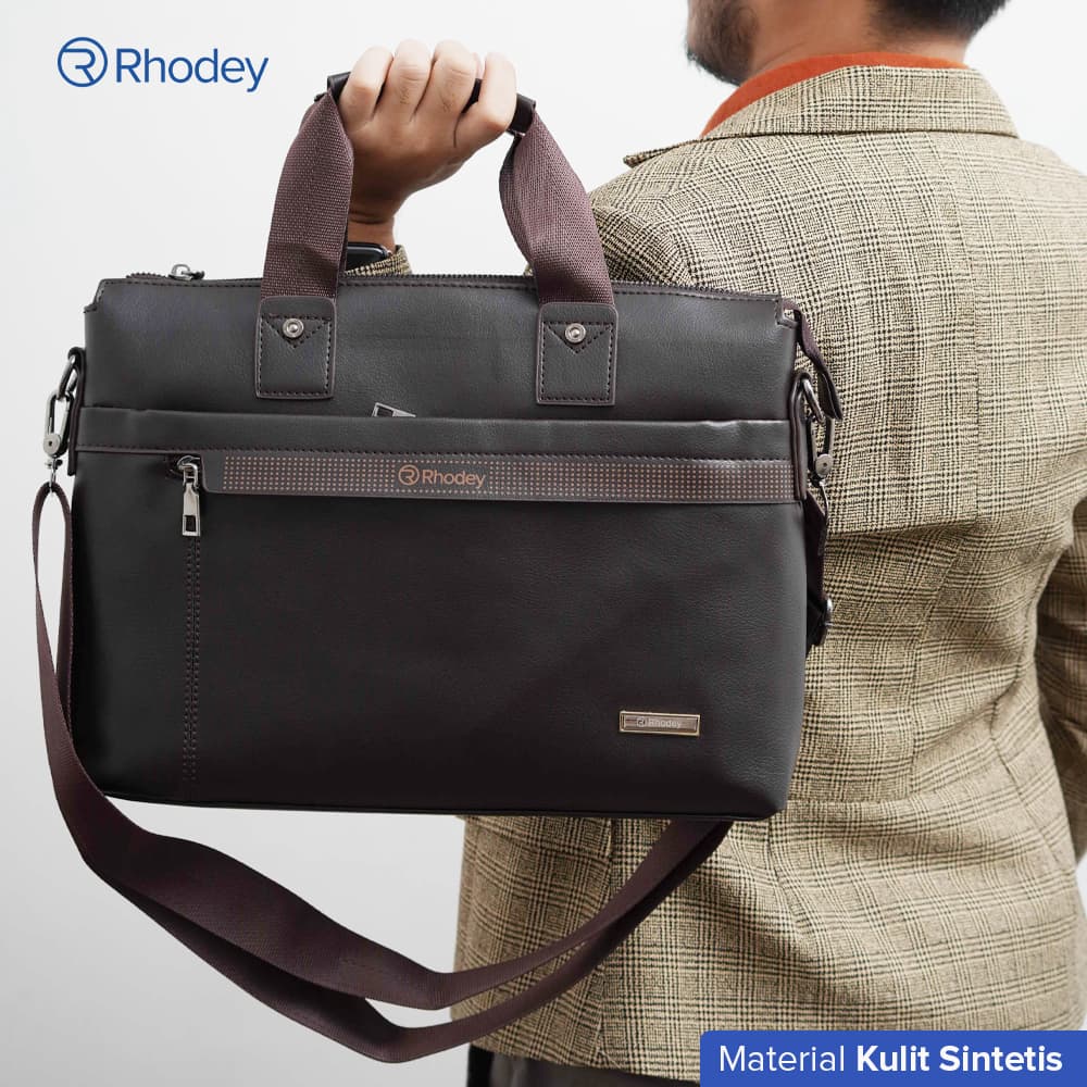 Tas Kerja Selempang Pria Messenger Bag PU Leather - Rhodey Polo Tas Kerja Selempang Pria Messenger Bag PU Leather - 61330 BG4VBR_COKLAT Tas Kerja Selempang Pria Messenger Bag PU Leather - Rhodey Polo Tas Kerja Selempang Pria Messenger Bag PU Leather - 61330 BG4VBR_COKLAT