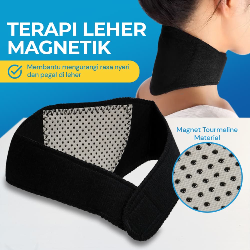 Terapi Leher Magnetic Tourmaline Therapy Neck Massager