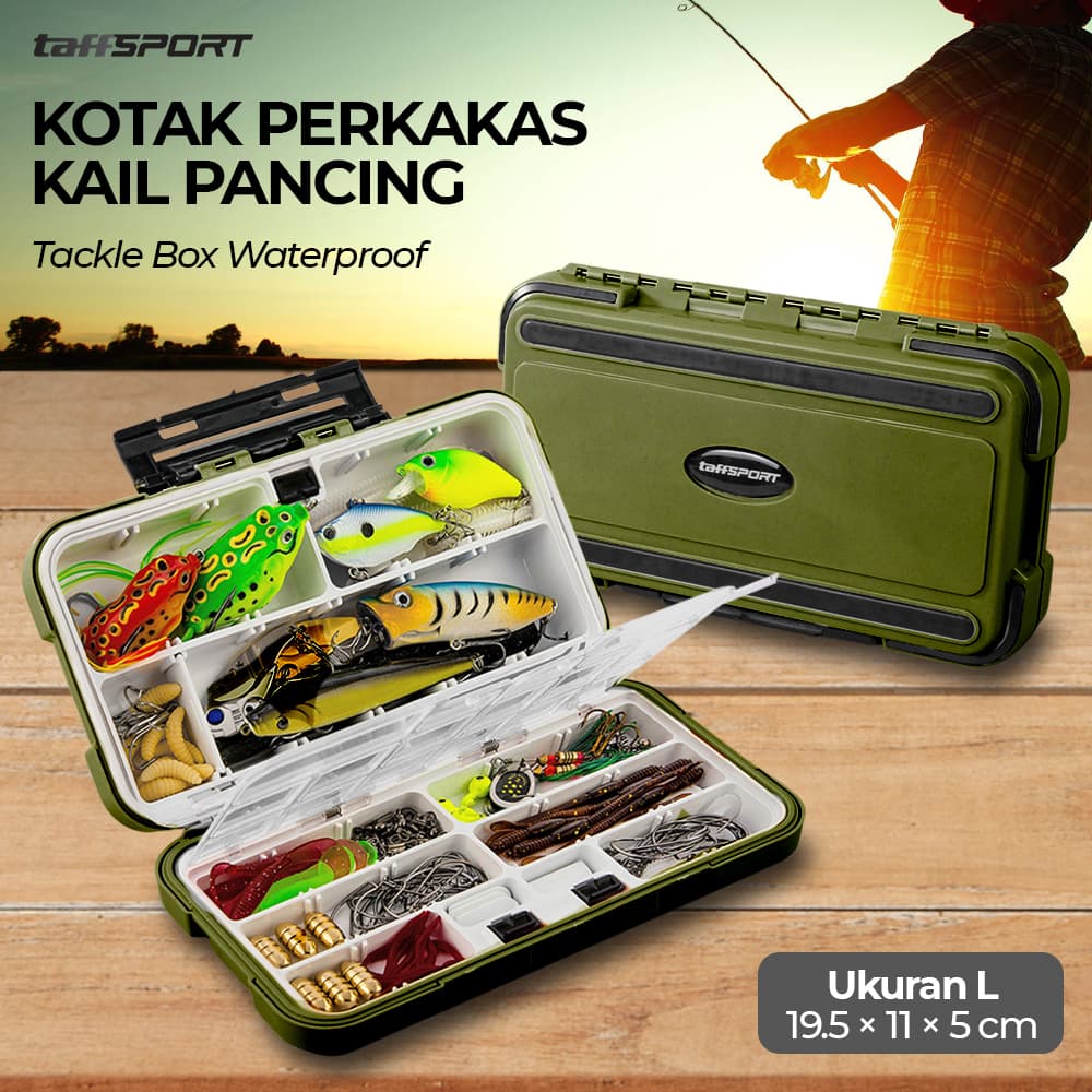 Kotak Perkakas Kail Pancing Tackle Box Waterproof