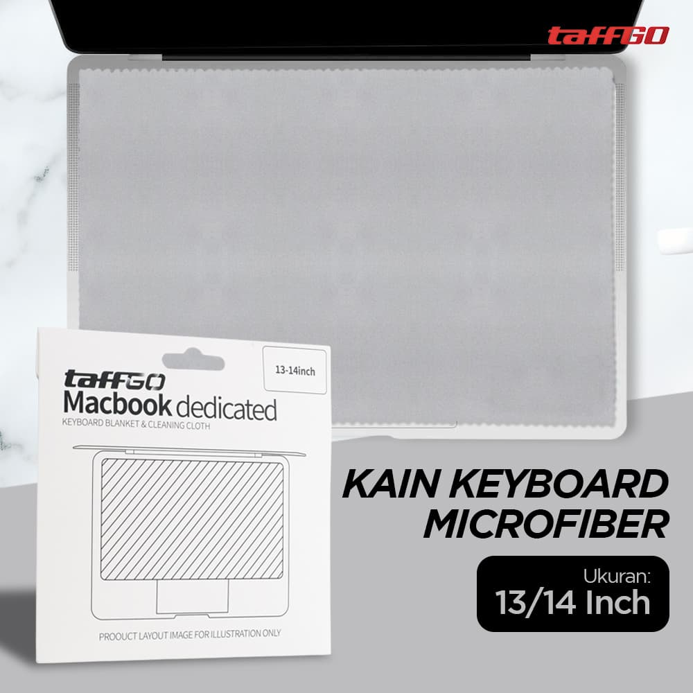 Kain Keyboard Laptop Cover Lap Cleaning Cloth Microfiber