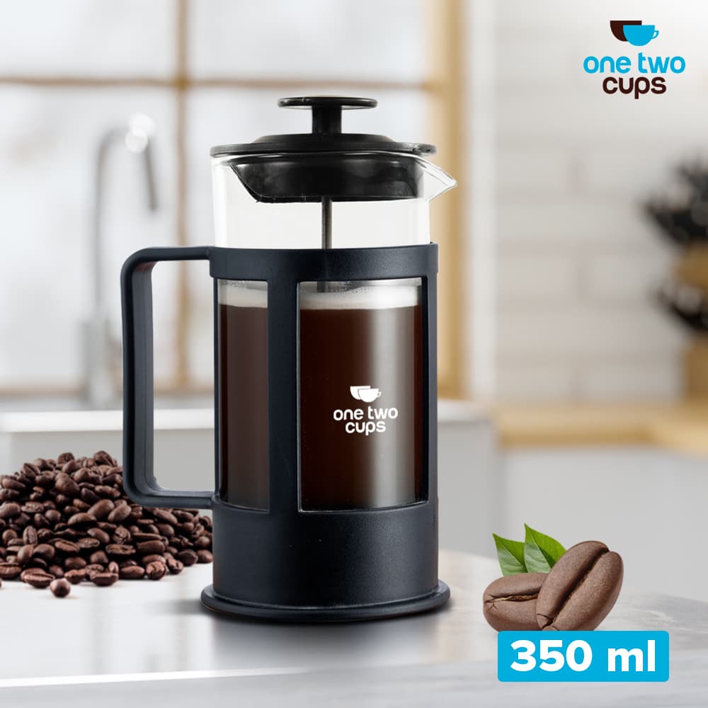 French Press Coffee Maker Pot Plunger Borosilicate - One Two Cups French Press Coffee Maker Pot Plunger Borosilicate Glass - FN35 HK40BK_350_ML_HITAM French Press Coffee Maker Pot Plunger Borosilicate - One Two Cups French Press Coffee Maker Pot Plunger Borosilicate Glass - FN35 HK40BK_350_ML_HITAM