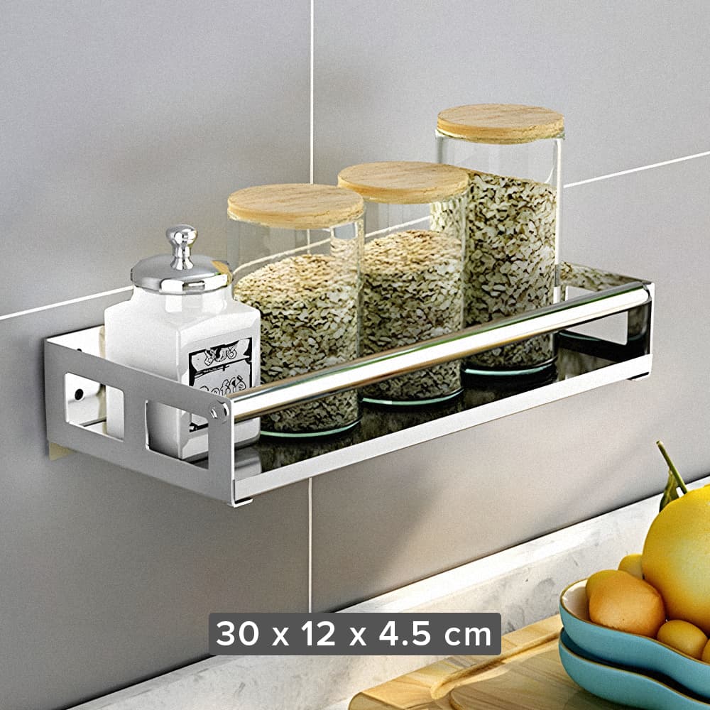 Rak Gantung Dapur Wall Mounted Stainless Steel