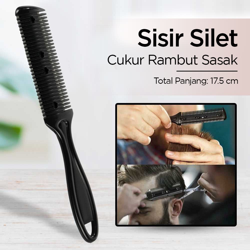 Sisir Silet Cukur Rambut Sasak Magic Comb Razor - Biutte.co Sisir Silet Cukur Rambut Sasak Magic Comb Razor - WZ201 HX65BK_HITAM Sisir Silet Cukur Rambut Sasak Magic Comb Razor - Biutte.co Sisir Silet Cukur Rambut Sasak Magic Comb Razor - WZ201 HX65BK_HITAM
