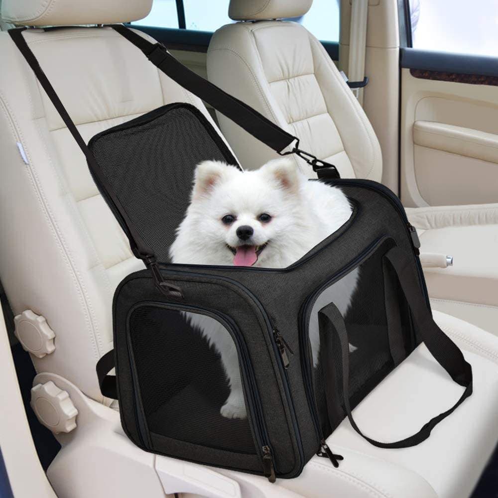 Tas Kucing Anjing Portable Breatheable Pet Carrier with Soft Mat - Sanan Tas Kucing Anjing Portable Breatheable Pet Carrier with Soft Mat - A63 HK91BK_HITAM Tas Kucing Anjing Portable Breatheable Pet Carrier with Soft Mat - Sanan Tas Kucing Anjing Portable Breatheable Pet Carrier with Soft Mat - A63 HK91BK_HITAM