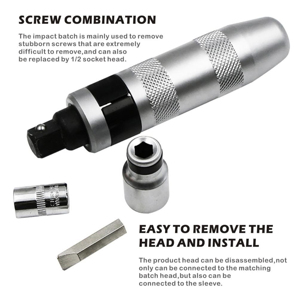 Set Obeng 13in1 Bits Impact Screwdriver S2 Steel