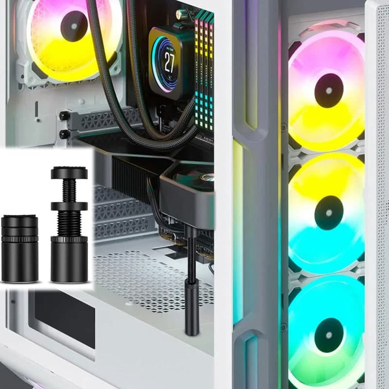 Holder GPU VGA Graphic Card Anti Sag Bracket Teleskopik Magnetic - EHS Holder GPU VGA Graphic Card Anti Sag Bracket Teleskopik Magnetic - GX30 PJ0JBK_25_50_MM_HITAM Holder GPU VGA Graphic Card Anti Sag Bracket Teleskopik Magnetic - EHS Holder GPU VGA Graphic Card Anti Sag Bracket Teleskopik Magnetic - GX30 PJ0JBK_25_50_MM_HITAM