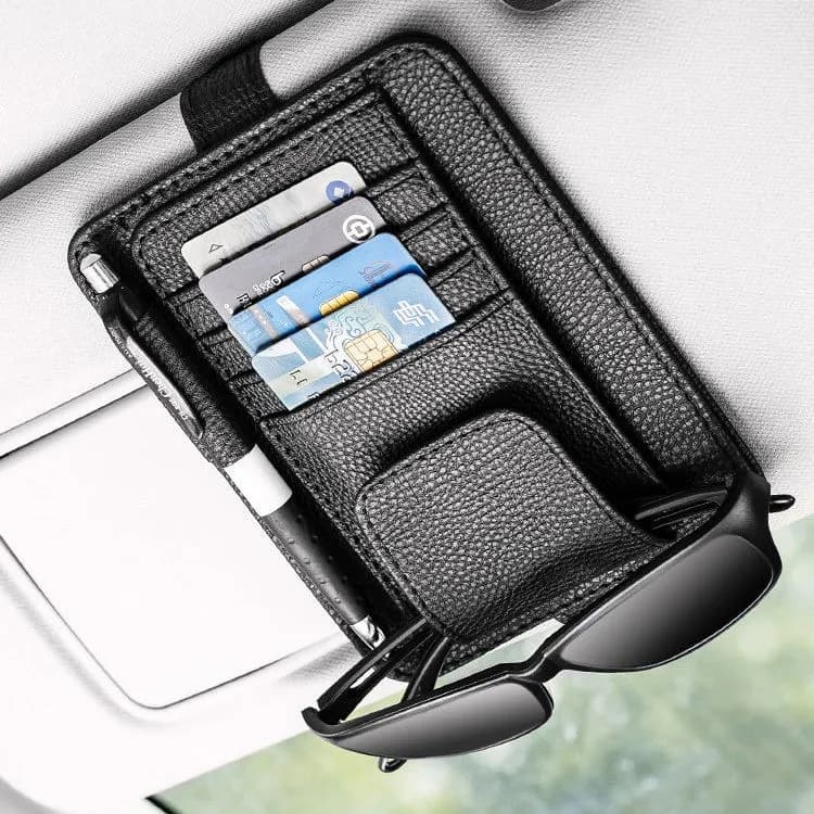 Dompet Kartu Mobil Car Sun Visor Holder - POSSBAI Dompet Kartu Mobil Car Sun Visor Holder - CP04740 RSGKBK_HITAM Dompet Kartu Mobil Car Sun Visor Holder - POSSBAI Dompet Kartu Mobil Car Sun Visor Holder - CP04740 RSGKBK_HITAM