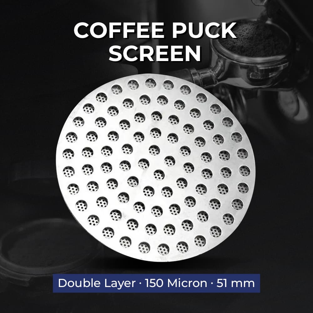 Puck Screen Portafilter Espresso Double Layer 150 Micron - One Two Cups Puck Screen Portafilter Espresso Double Layer 150 Micron - SUS316 HKATSV_51MM_SILVER Puck Screen Portafilter Espresso Double Layer 150 Micron - One Two Cups Puck Screen Portafilter Espresso Double Layer 150 Micron - SUS316 HKATSV_51MM_SILVER