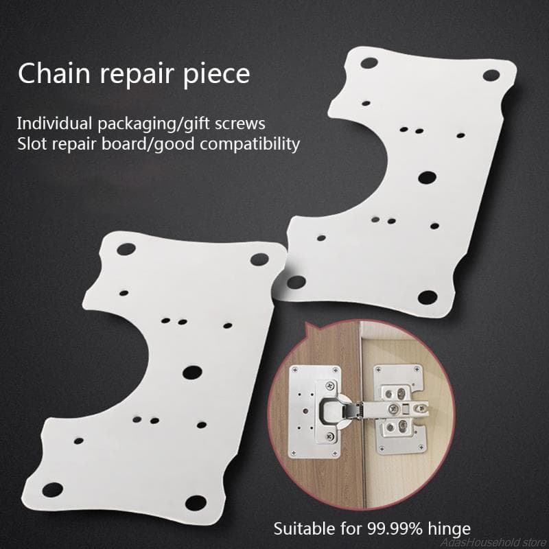 Plat Perbaikan Engsel Pintu Lemari Kabinet Hinge Repair Plate