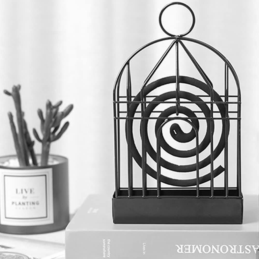 Tempat Obat Nyamuk Bakar Bird Cage Mosquito Coil Holder Fireproof
