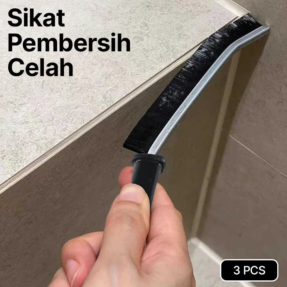 Sikat Pembersih Celah Ubin Wastafel Gagang Panjang 3 PCS - PERFFEE Sikat Pembersih Celah Ubin Wastafel Gagang Panjang 3 PCS - PF24 HKHGBK_HITAM Sikat Pembersih Celah Ubin Wastafel Gagang Panjang 3 PCS - PERFFEE Sikat Pembersih Celah Ubin Wastafel Gagang Panjang 3 PCS - PF24 HKHGBK_HITAM