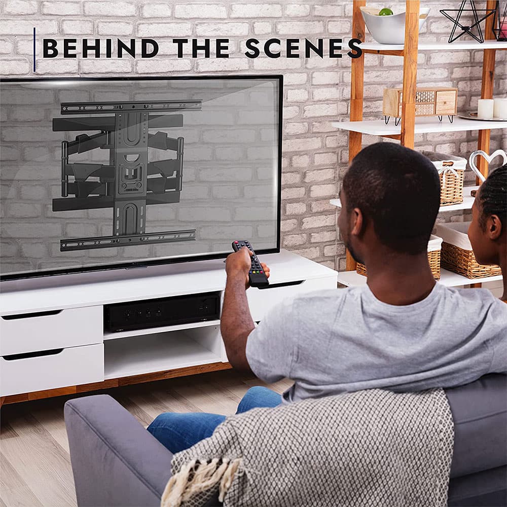 Bracket TV Dinding VESA Wall Mount - Taffware Bracket TV Wall Mount VESA 600 x 400 for 40-80 Inch TV - P6 BV0KBK_HITAM Bracket TV Dinding VESA Wall Mount - Taffware Bracket TV Wall Mount VESA 600 x 400 for 40-80 Inch TV - P6 BV0KBK_HITAM