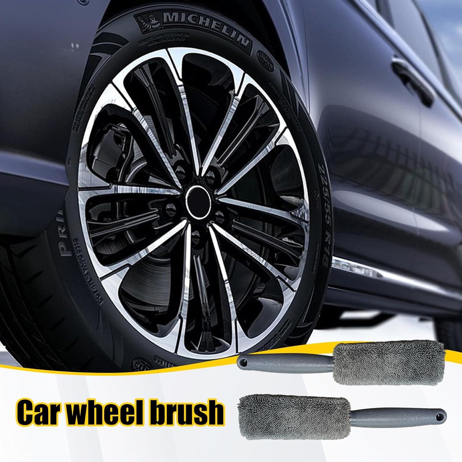 Sikat Microfiber Velg Ban Mobil Car Wheel Rim Brush