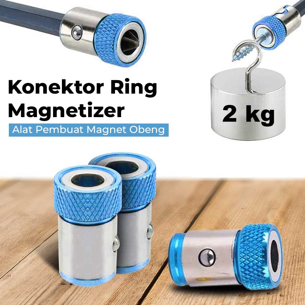 Konektor Ring Magnetizer Alat Pembuat Magnet Obeng