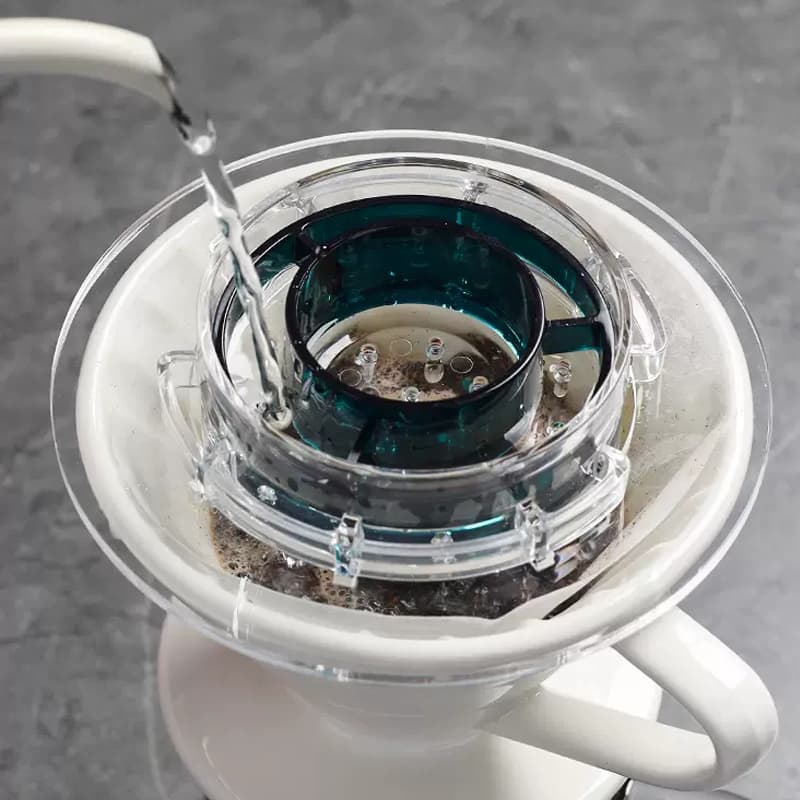 Drip Assist V60 Manual Brew Coffee Filter Injection with Tray