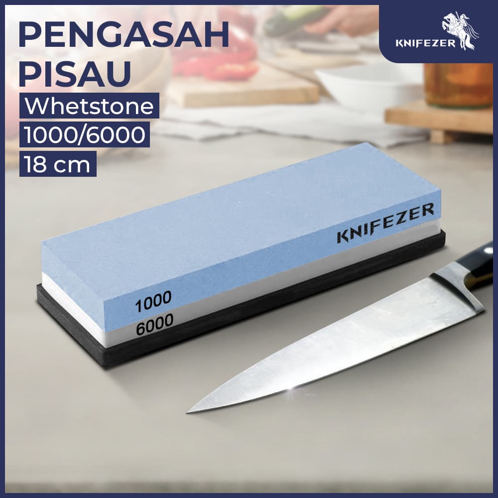 Glitzy Batu Pengasah Pisau Whetstone Knife Sharpener 18cm - KNIFEZER Glitzy Batu Pengasah Pisau Whetstone Knife Sharpener 18cm - WKSS-01 HZMCBL_1000_6000_BIRU Glitzy Batu Pengasah Pisau Whetstone Knife Sharpener 18cm - KNIFEZER Glitzy Batu Pengasah Pisau Whetstone Knife Sharpener 18cm - WKSS-01 HZMCBL_1000_6000_BIRU