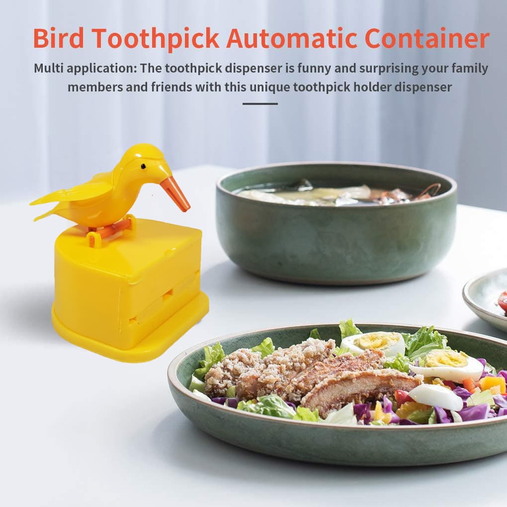 Kotak Dispenser Tusuk Gigi Model Burung