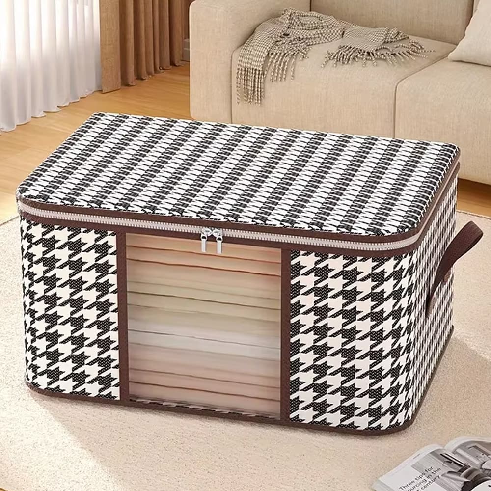 Kotak Lipat Penyimpanan Pakaian Visual Storage Bag Dust Proof 75L - Wovy Kotak Lipat Penyimpanan Pakaian Visual Storage Bag Dust Proof 75L - W30 HT1QBK_HITAM Kotak Lipat Penyimpanan Pakaian Visual Storage Bag Dust Proof 75L - Wovy Kotak Lipat Penyimpanan Pakaian Visual Storage Bag Dust Proof 75L - W30 HT1QBK_HITAM