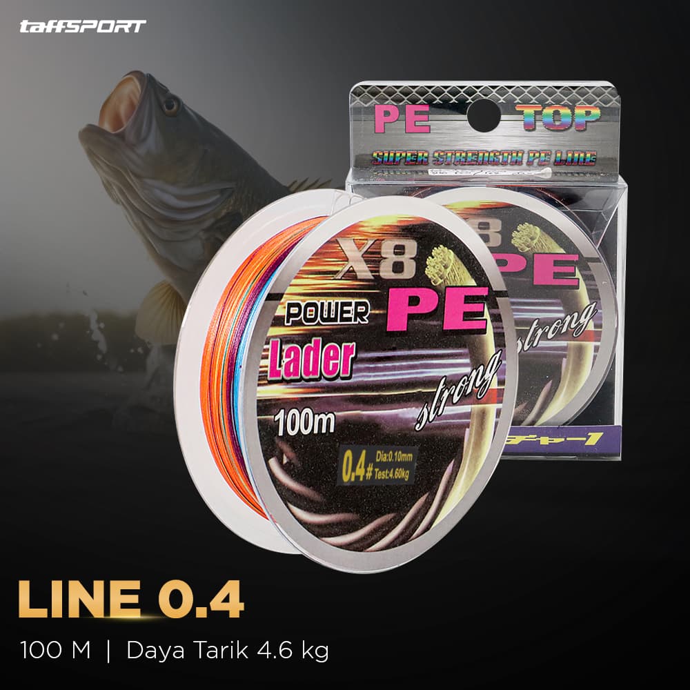 Senar Tali Pancing PE Braided Fishing Line 100M