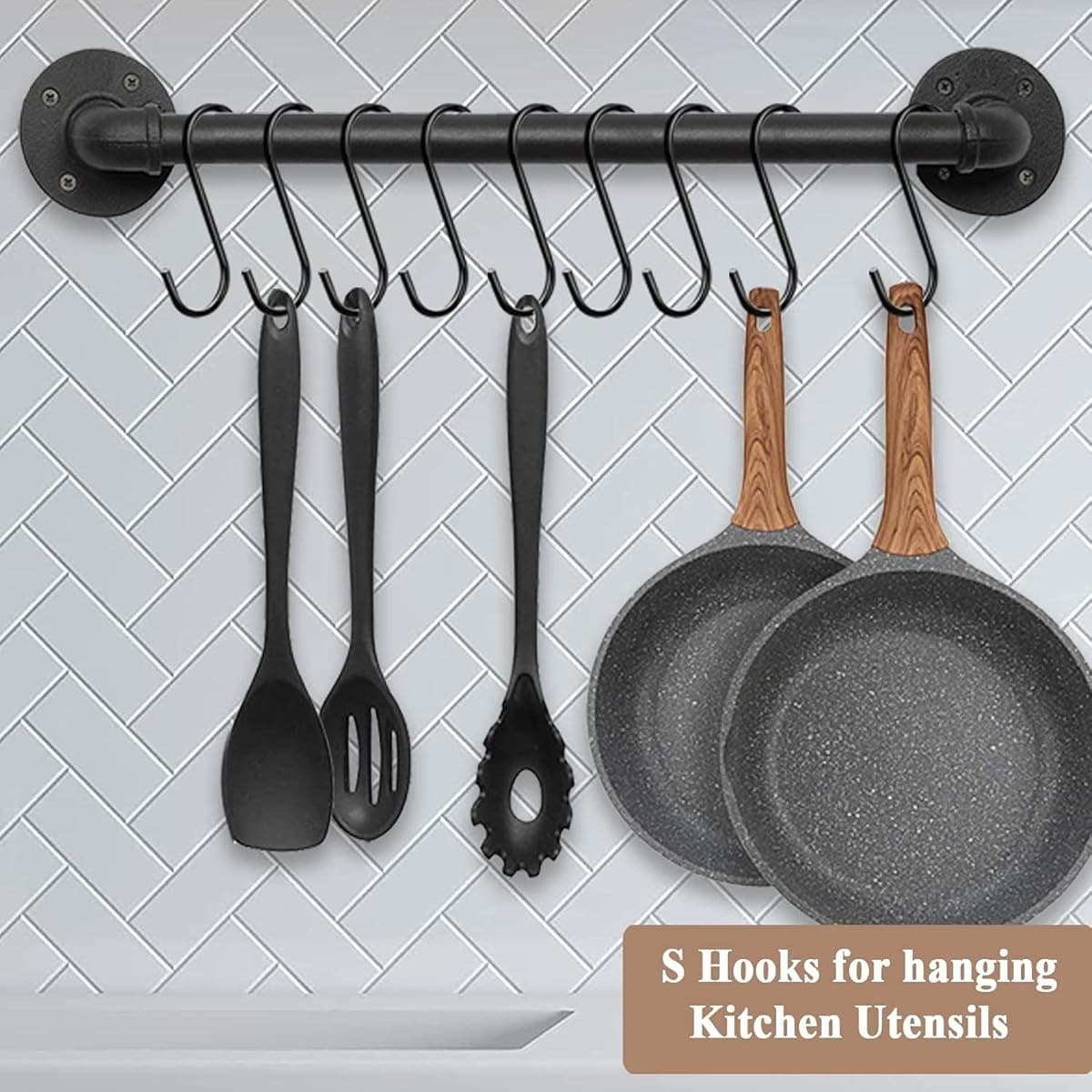 Hanger Gantungan S Hook Serbaguna Besi 10 PCS - XIJA Hanger Gantungan S Hook Serbaguna Besi 10 PCS - X-10 HT6CBK_HITAM Hanger Gantungan S Hook Serbaguna Besi 10 PCS - XIJA Hanger Gantungan S Hook Serbaguna Besi 10 PCS - X-10 HT6CBK_HITAM