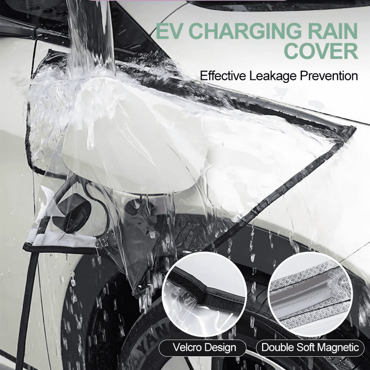 Cover Charging Port Mobil Listrik EV Car Rainproof Anti Air