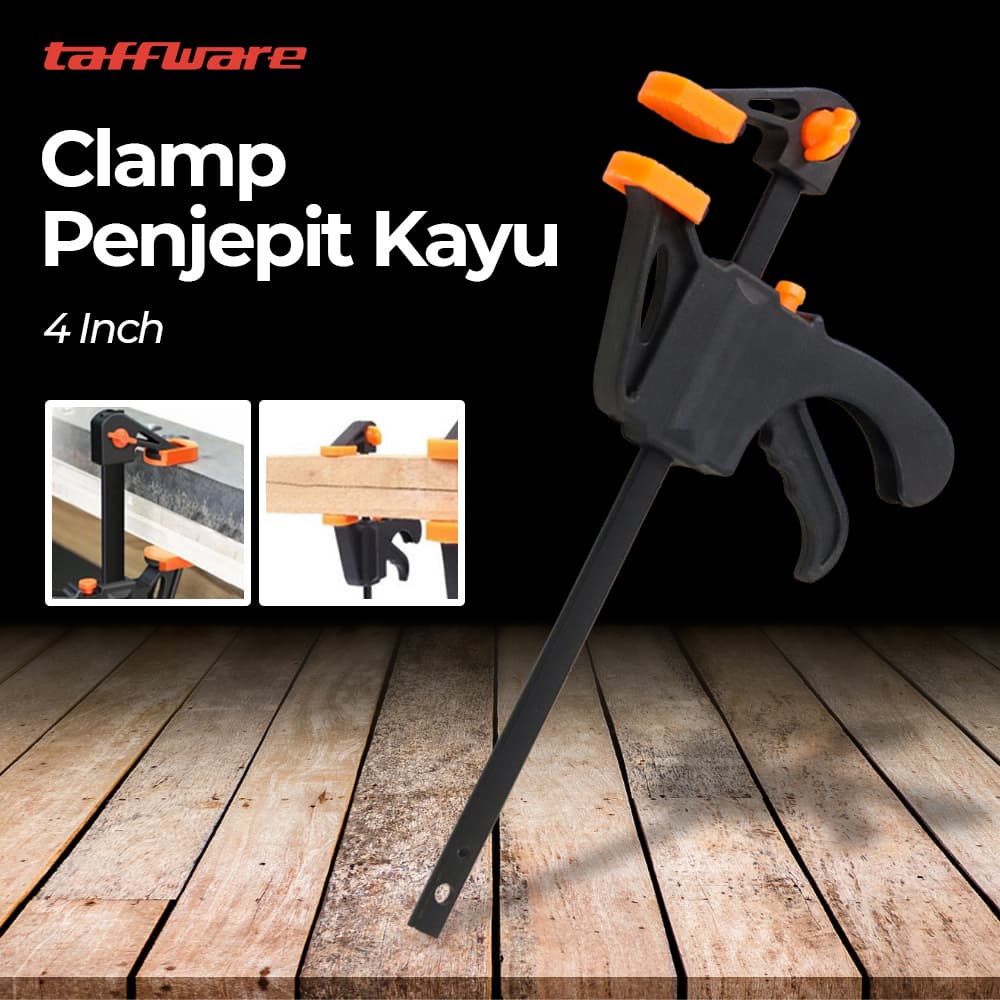Speed Squeeze Ratcheting Clamp Penjepit Kayu 4 Inch