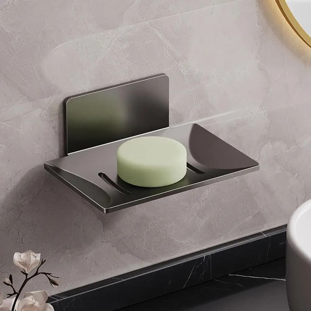 Tempat Sabun Kamar Mandi Tempel Multifungsi Stainless Steel - MOONBIFFY Tempat Sabun Kamar Mandi Tempel Multifungsi Stainless Steel - MB12 HT58GY_GRAY Tempat Sabun Kamar Mandi Tempel Multifungsi Stainless Steel - MOONBIFFY Tempat Sabun Kamar Mandi Tempel Multifungsi Stainless Steel - MB12 HT58GY_GRAY