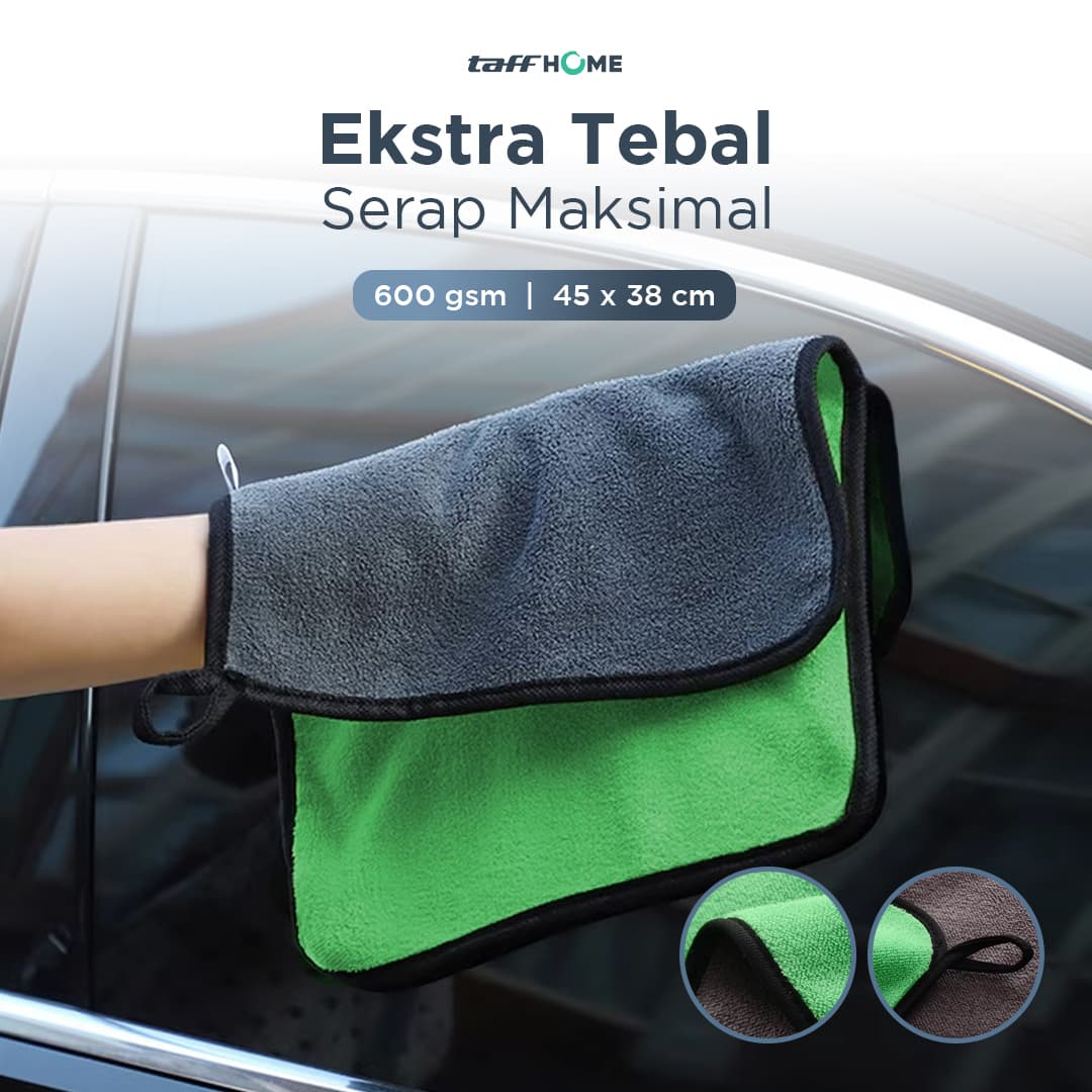 Kain Lap Microfiber Multifungsi 600 gsm 45x38cm 1 PCS