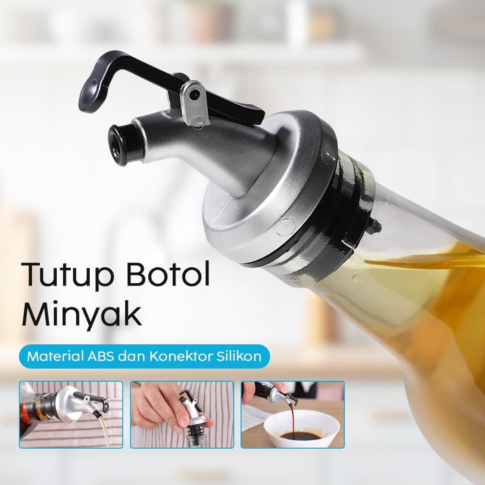 Tutup Botol Minyak Olive Oil Vinegar Lock Plug Seal