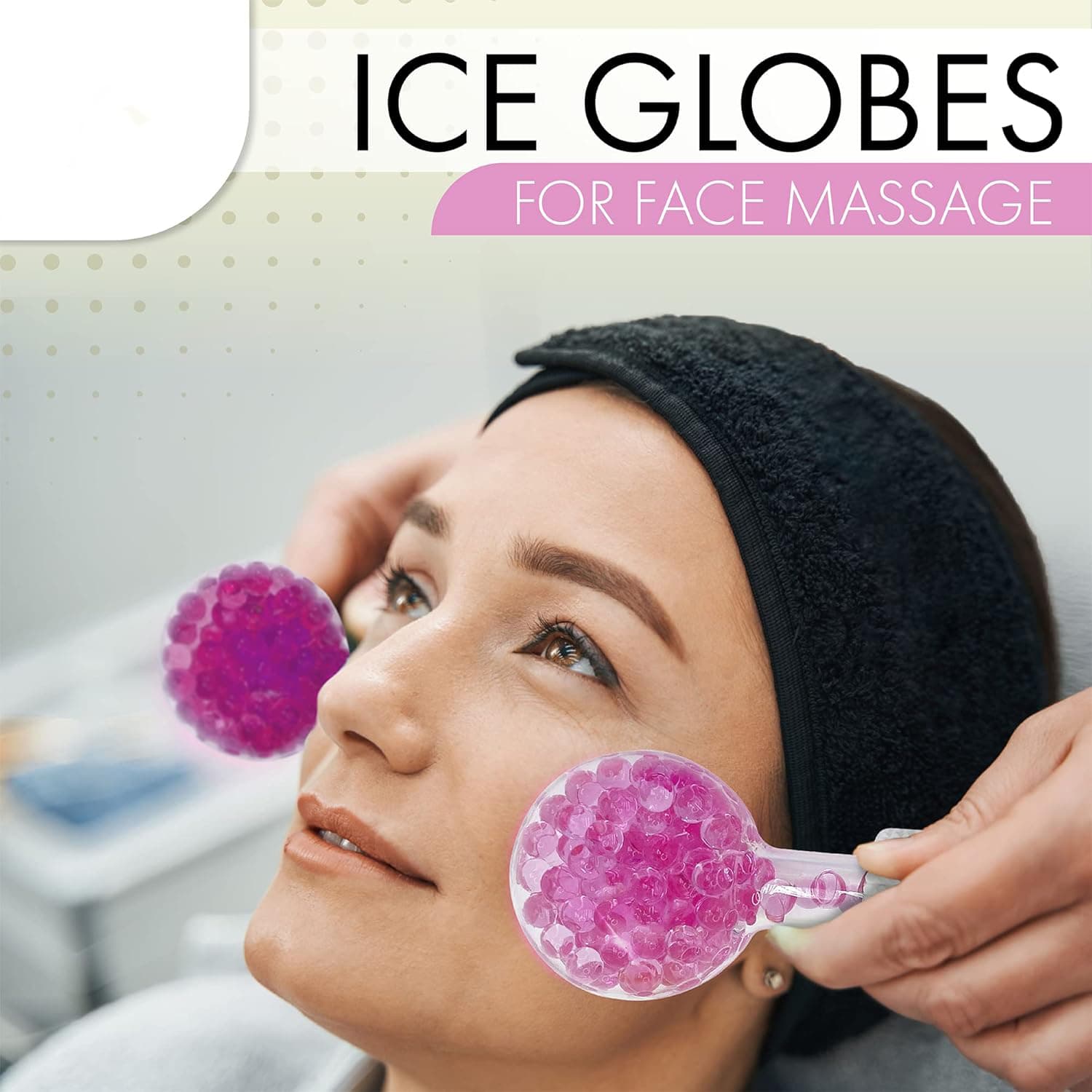 Face and Eye Massage Ice Wave Crystal Ball Beauty Salon 2 PCS - PLYS Face and Eye Massage Ice Wave Crystal Ball Beauty Salon 2 PCS - PY001 HRDMPN_PINK Face and Eye Massage Ice Wave Crystal Ball Beauty Salon 2 PCS - PLYS Face and Eye Massage Ice Wave Crystal Ball Beauty Salon 2 PCS - PY001 HRDMPN_PINK
