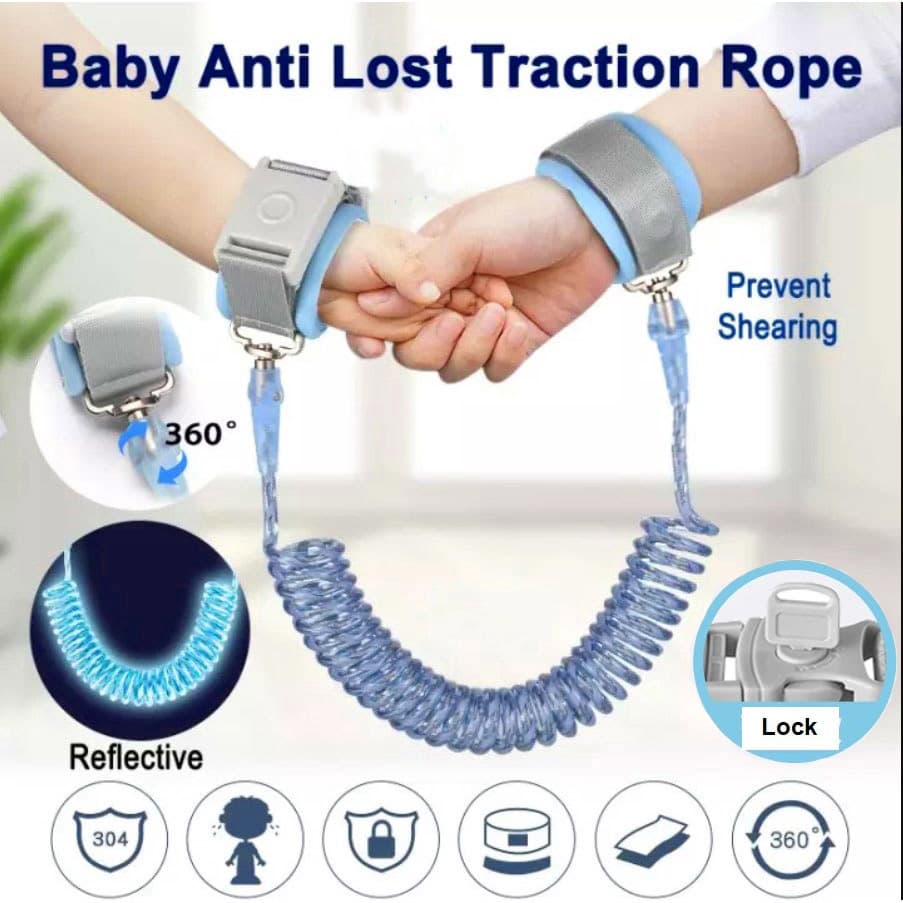 Harness Balita Tali Tangan Anti Lost Wrist Link Kids 2.5M - Babyplay Harness Balita Tali Tangan Anti Lost Wrist Link Kids 2.5M - BAH25 SEJHBL_BIRU Harness Balita Tali Tangan Anti Lost Wrist Link Kids 2.5M - Babyplay Harness Balita Tali Tangan Anti Lost Wrist Link Kids 2.5M - BAH25 SEJHBL_BIRU