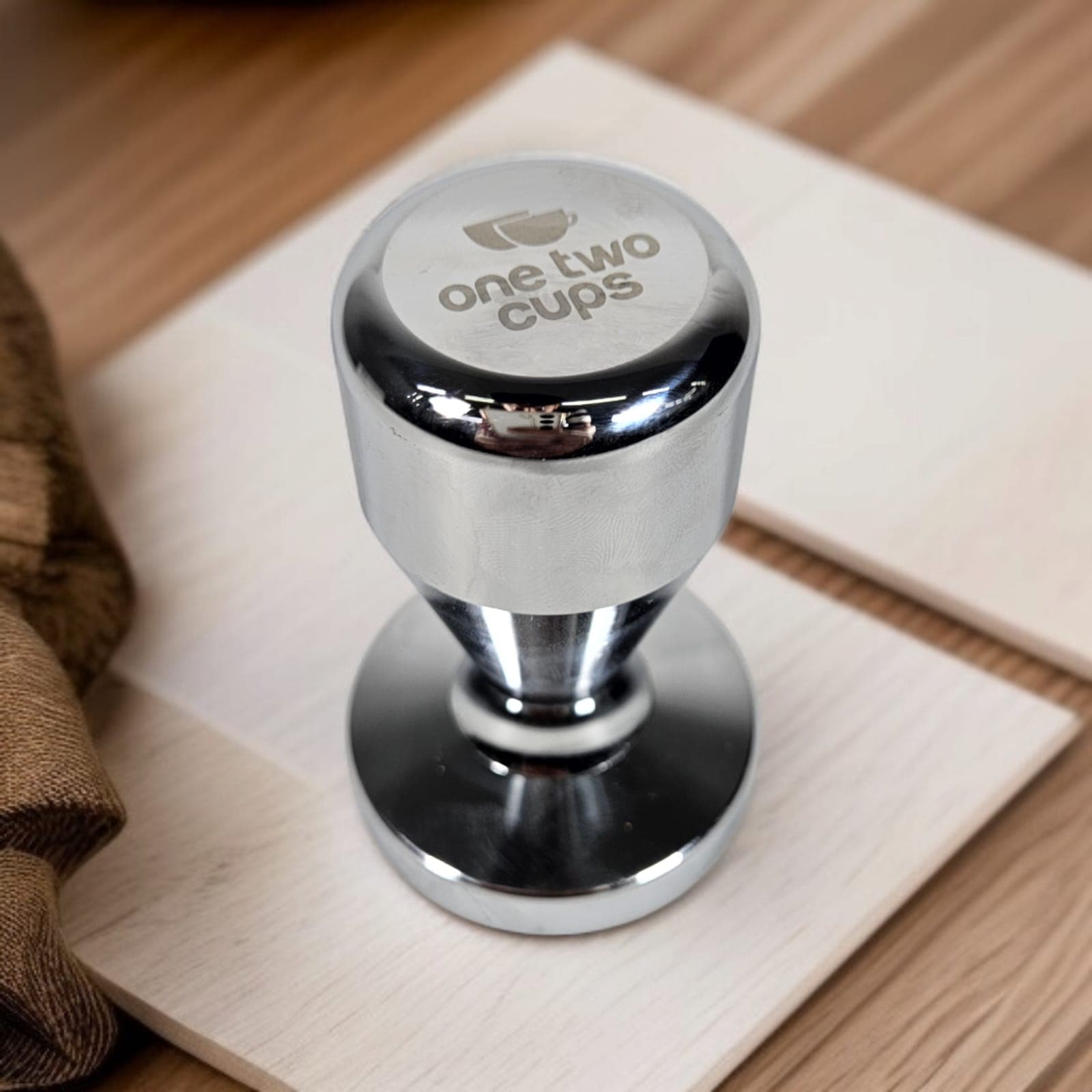 Tamper Kopi Espresso Flat Base Stainless Steel 5cm