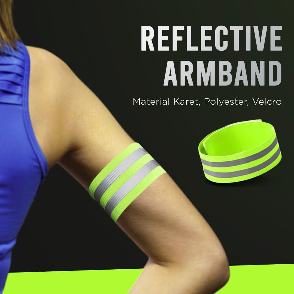 Gelang Reflektif Safety Reflective Arm Wrist Ankle Band 1 PCS - Mixxar Gelang Reflektif Safety Reflective Arm Wrist Ankle Band 1 PCS - 2974 SE6BGR_HIJAU Gelang Reflektif Safety Reflective Arm Wrist Ankle Band 1 PCS - Mixxar Gelang Reflektif Safety Reflective Arm Wrist Ankle Band 1 PCS - 2974 SE6BGR_HIJAU