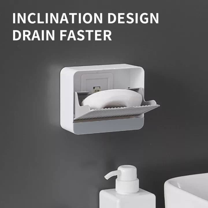 Tempat Sabun Batang Kamar Mandi Dinding Tempel Drain Box Soap - TaffHOME Tempat Sabun Batang Kamar Mandi Dinding Tempel Drain Box Soap - K12 HZF4GY_GRAY Tempat Sabun Batang Kamar Mandi Dinding Tempel Drain Box Soap - TaffHOME Tempat Sabun Batang Kamar Mandi Dinding Tempel Drain Box Soap - K12 HZF4GY_GRAY