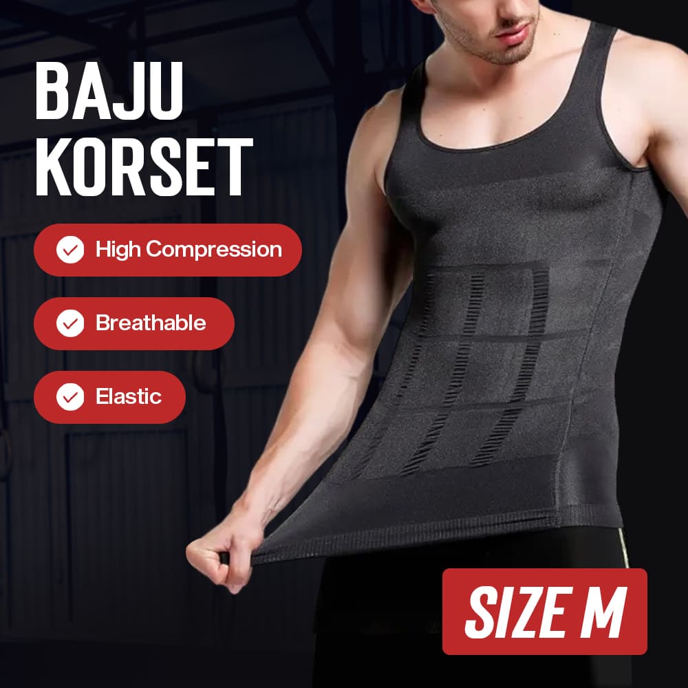 Baju Singlet T-Shirt Korset Pembentuk Tubuh Body Shaper - CXZD Baju Singlet T-Shirt Korset Pembentuk Tubuh Body Shaper - YB-76 SE2WBK_HITAM_M Baju Singlet T-Shirt Korset Pembentuk Tubuh Body Shaper - CXZD Baju Singlet T-Shirt Korset Pembentuk Tubuh Body Shaper - YB-76 SE2WBK_HITAM_M
