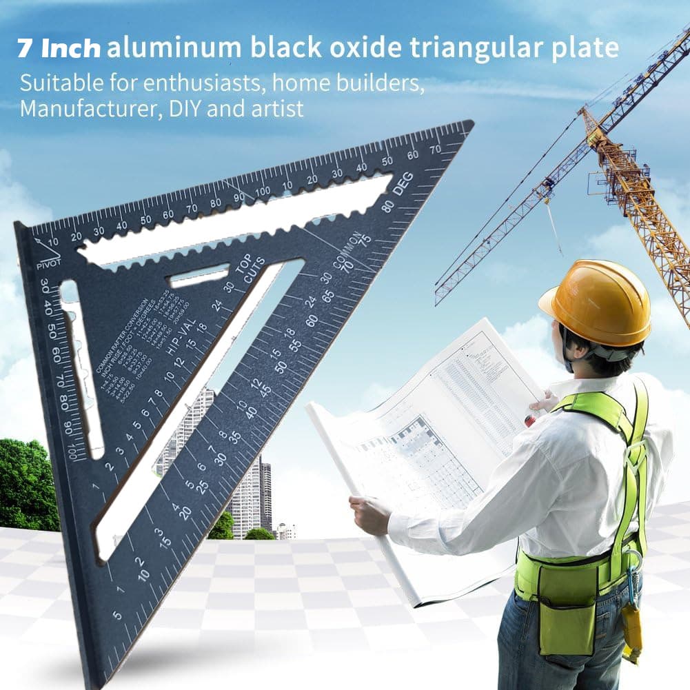 Penggaris Siku Mistar Triangle Ruler Aluminium 7 Inch - VKTECH Penggaris Siku Mistar Segitiga Triangle Ruler Aluminium 7 Inch - A10D01 OT3OBK_HITAM Penggaris Siku Mistar Triangle Ruler Aluminium 7 Inch - VKTECH Penggaris Siku Mistar Segitiga Triangle Ruler Aluminium 7 Inch - A10D01 OT3OBK_HITAM