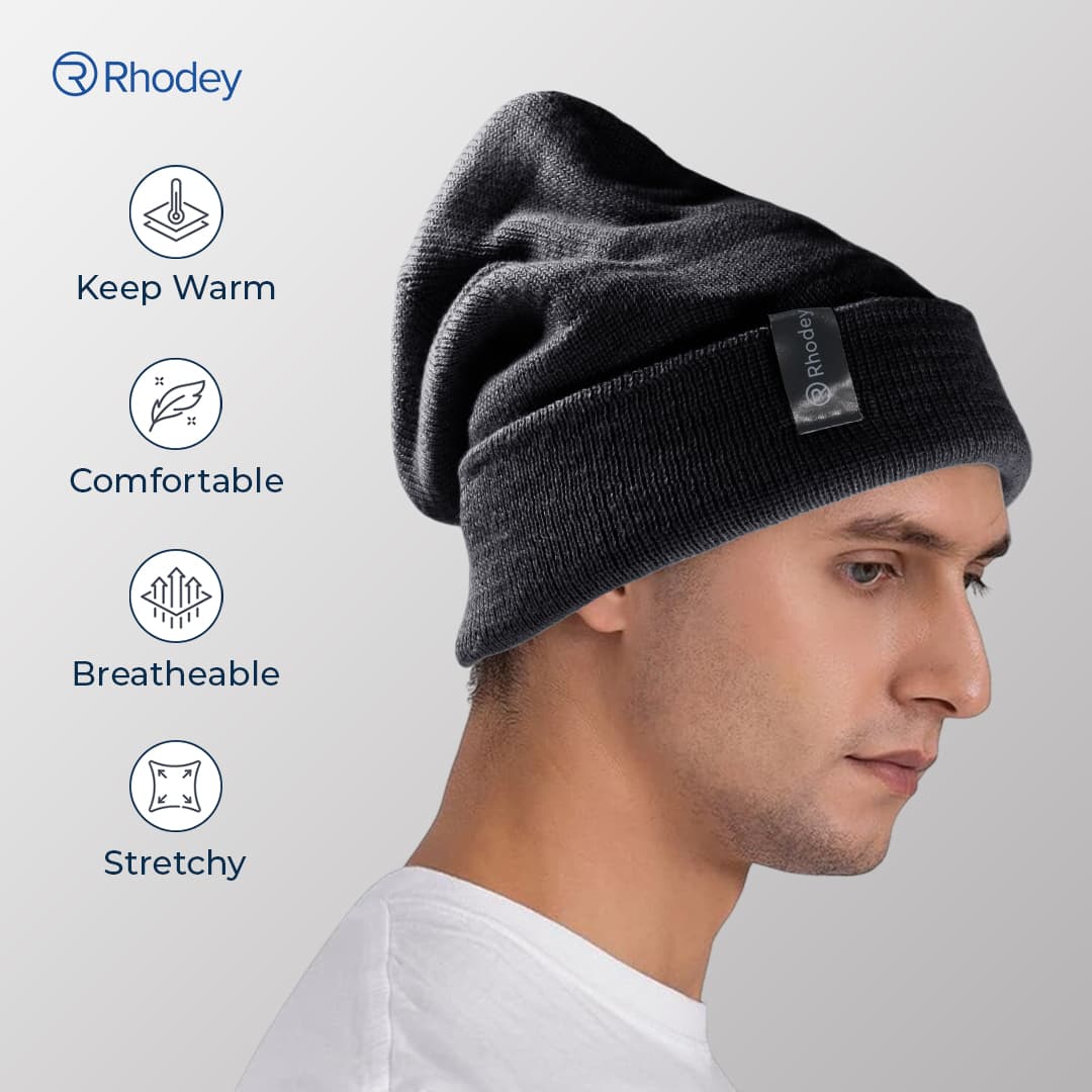 Topi Kupluk Rajut Pria Wanita Polyester Beanie Hat Winter