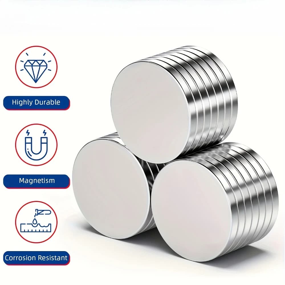 Magnet Bulat Powerful Neodymium NdFeB N25 8x1.7mm 100 PCS