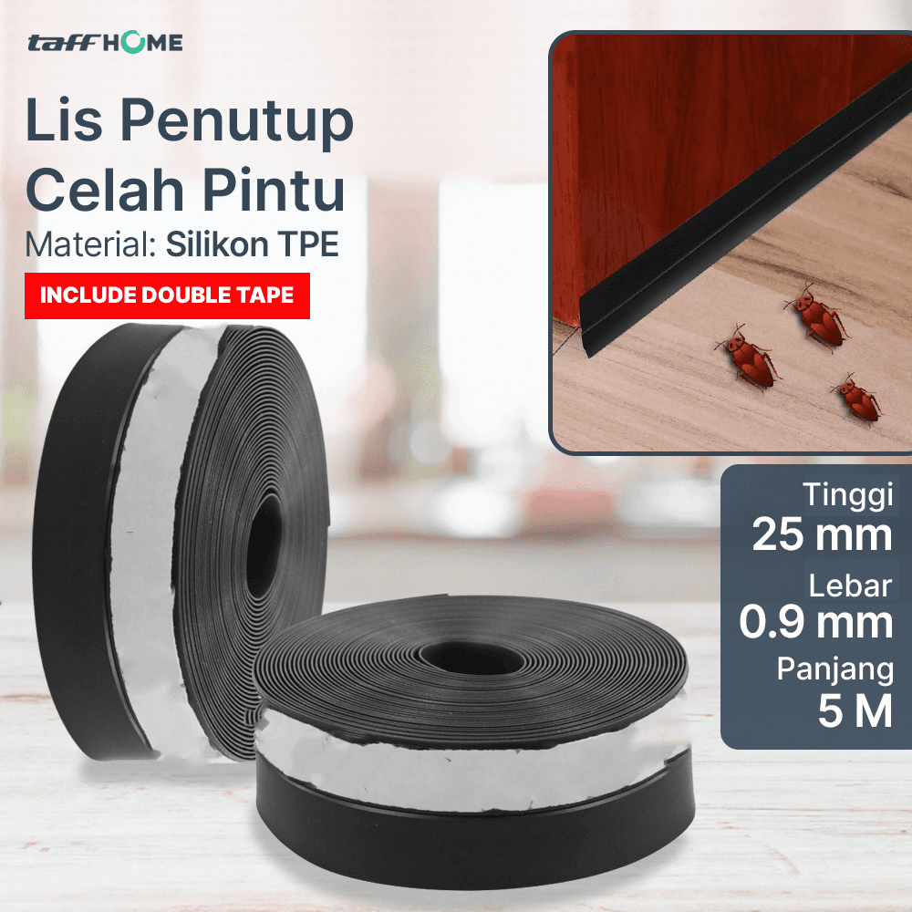 Lis Penutup Celah Pintu Penghalang Debu Door Bottom Seal