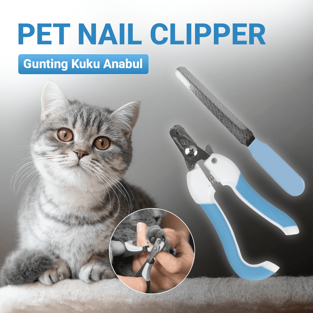 Gunting Kuku Hewan Anjing Kucing Kelinci Stainless Steel